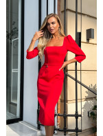 Dámské večerní šaty  červené  model 18284059 - BICOTONE