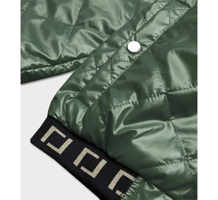 Zelená dámská bunda bomber model 17110228 - S'WEST