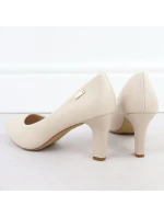 Dámské lodičky na podpatku s pásky Sergio model 21906139 - LEONE