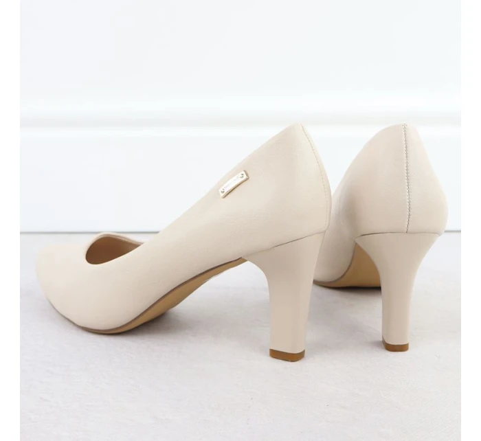 Dámské lodičky na podpatku s pásky Sergio model 21906139 - LEONE