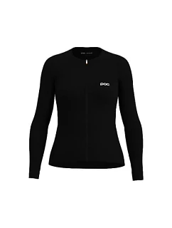 Cyklistické tričko POC W's Cadence L/S Jersey, černé
