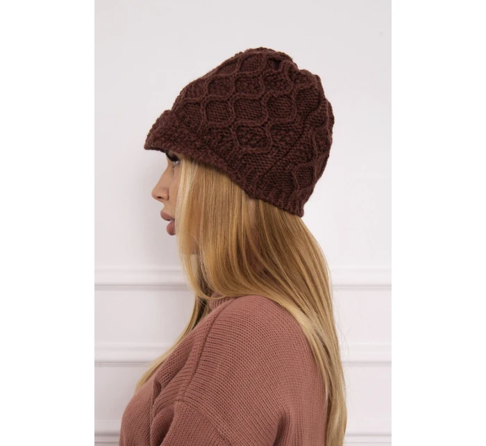 Roma Bis fleecová čiapka K235 hnedá