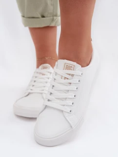 Dámské tenisky z eko kůže Big Star model 22009843 Bílé - Big Star Shoes