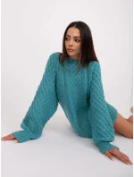 Sweter AT SW  turkusowy model 18909234 - FPrice