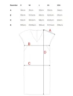 S392 Šaty voľného strihu s výstrihom do V - kráľovská modrá S392 Šaty voľného strihu s výstrihom do V - kráľovská modrá