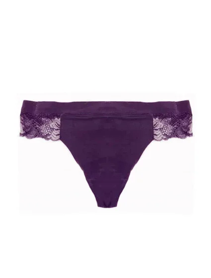 Dámske tangá QF6628E - UXD - fialová - Calvin Klein