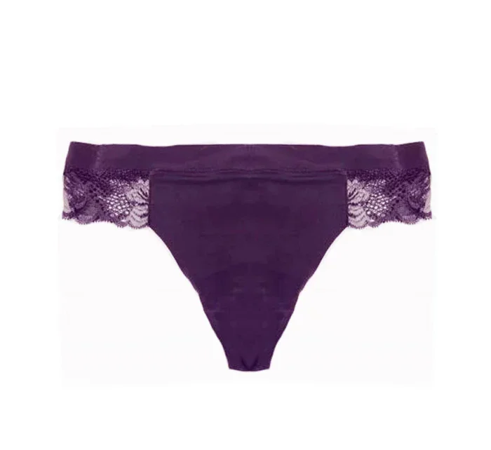 Dámske tangá QF6628E - UXD - fialová - Calvin Klein