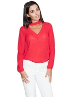 Dámska blúzka M543 Červená - Figl