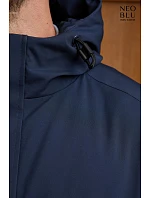 Men Pánská teplá parka deep black model 22499558 - NEOBLU Men Pánská teplá parka deep black model 22499558 - NEOBLU