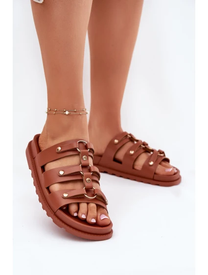 Klapki Damskie Z Paskami Camel Pasiriela Klapki Damskie Z Paskami Camel Pasiriela