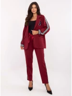 Komplet IT KMPL model 21302527 bordowy - FPrice