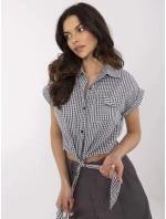 Košeľa NM BZ KA 01147.62P čierna biela