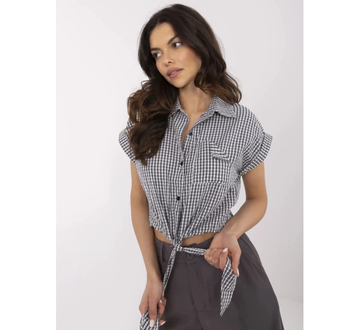 Košeľa NM BZ KA 01147.62P čierna biela