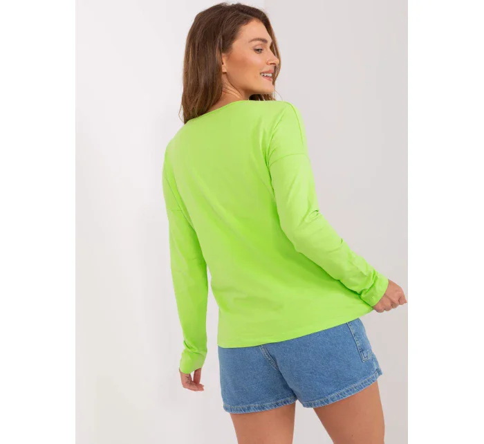 Bluzka RV BZ model 18714318 limonkowy - FPrice Bluzka RV BZ model 18714318 limonkowy - FPrice
