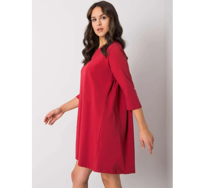 Šaty RV SK model 17293254 tmavě červená - FPrice