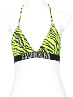 Dámska plavková podprsenka KW0KW02331 OIC neon yellow printed - Calvin Klein