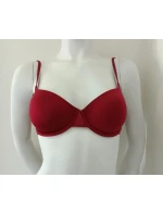 Dámská podprsenka model 21055765 bordová - Tommy Hilfiger Dámská podprsenka model 21055765 bordová - Tommy Hilfiger