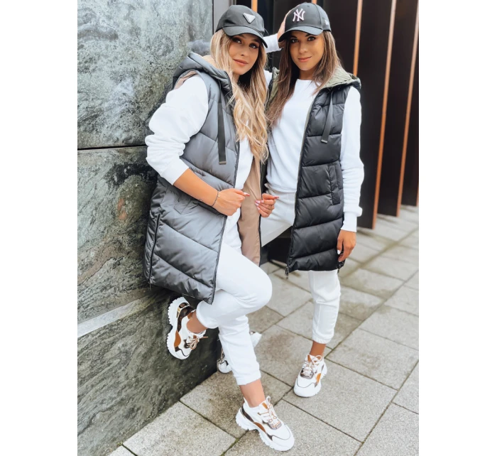 Dámská černá oboustranná vesta Dstreet model 21970093 - FashionStreet