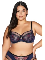 Podprsenka s mäkkými bokmi Ava 2120 Navy Blue