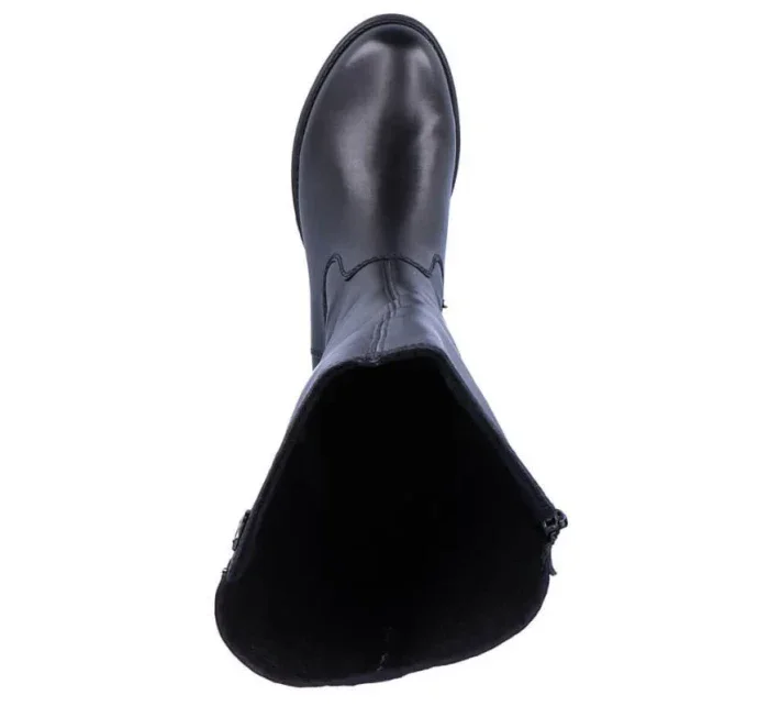 Kožené boty Rieker W model 21891294 černá - Inny