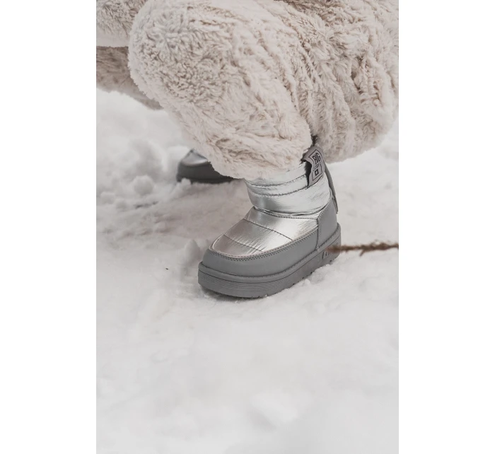 Dziecięce Śniegowce Big Star KK374218 Szaro-Srebrne Dziecięce Śniegowce Big Star KK374218 Szaro-Srebrne