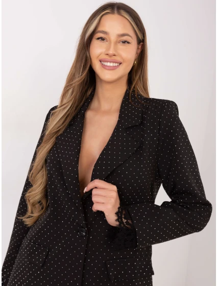 IT MA sako FL9916 1.07P čierno-strieborné IT MA sako FL9916 1.07P čierno-strieborné