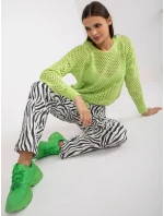 Dámsky sveter LC SW 0237.26P svetlo zelený Dámsky sveter LC SW 0237.26P svetlo zelený