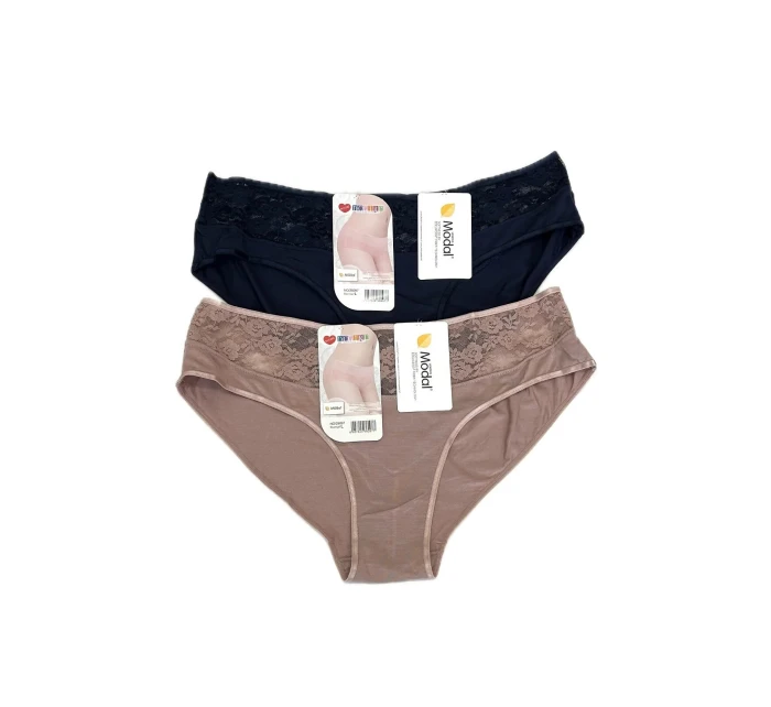 Dámske nohavičky 26097 A'2 Beige/Black - DC Girl