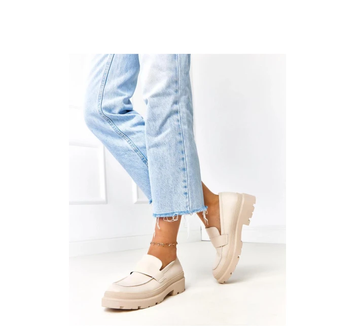 Dámske mokasíny MP405 Light beige - Solea Dámske mokasíny MP405 Light beige - Solea