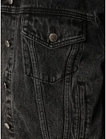 Kurtka damska jeansowa oversize czarne model 22394629 - FashionStreet Kurtka damska jeansowa oversize czarne model 22394629 - FashionStreet