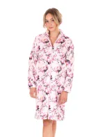 Dámsky župan Toya so zipsom ružový - Vestis