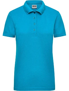 JN Dámské pracovní piqué polo 02.0 turquoise model 22491468 - Daiber