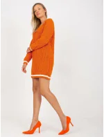 Dámsky sveter LC SW 8023 tmavo oranžový