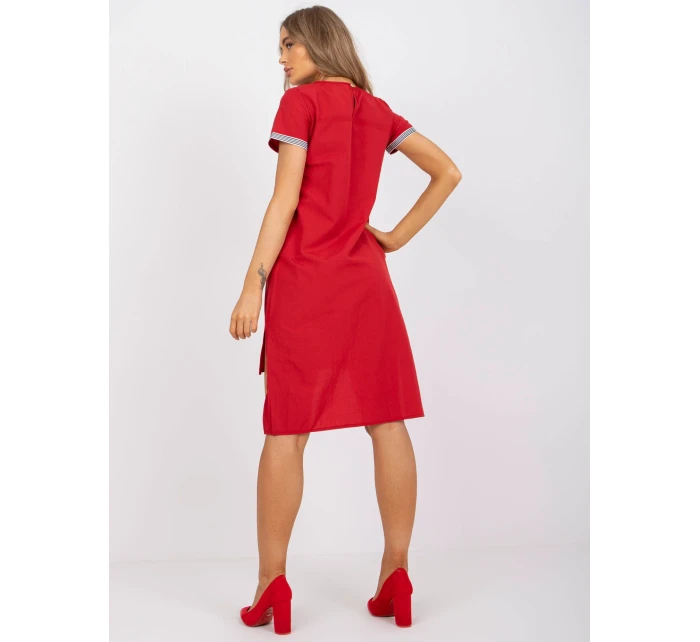Dámske šaty LK SK 506863.37 červená - FPrice