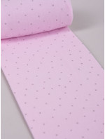 Yoclub Dievčenské nepriehľadné pančucháče z mikrovlákna 40 Deň so vzorom RAM-0125G-0640 Pink