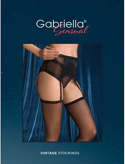 Dámské punčochy k podvazkovému pásu model 15573572 - Gabriella