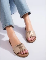 Trendy dámske nazúvaky hnedé bez podpätku Trendy dámske nazúvaky hnedé bez podpätku