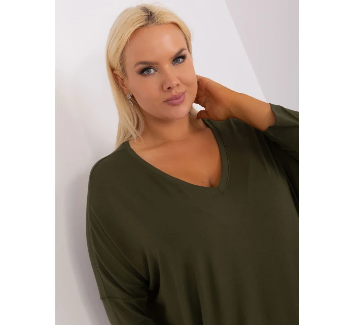 Bluzka RV BZ model 18691595 khaki - FPrice Bluzka RV BZ model 18691595 khaki - FPrice