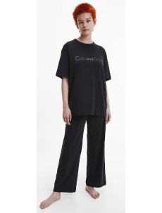Dámske pyžamo QS6916E UB1 čierna - Calvin Klein