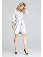 Dámske šaty M680 šedé - Figl