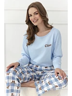 Pyžamo Taro 3631 Freja, s dlhými rukávmi, veľkosti S–XL, Z26/27