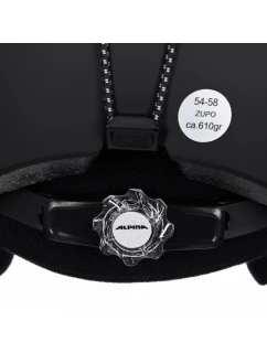 Lyžiarska prilba ALPINA ZUPO BLACK MATT 54-58