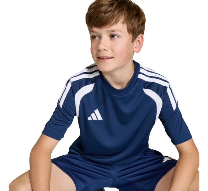 Adidas Tiro 26 League detské tričko námornícka modrá a biela KB1323 Adidas Tiro 26 League detské tričko námornícka modrá a biela KB1323