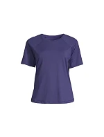 Dámské tréninkové tričko Casall Essential Tee, fialové
