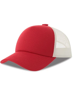5 panelová Trucker kšiltovka red model 22450421 - Atlantis Headwear