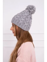 Fleecová čepice  tmavě šedá model 18751565 - K-Fashion