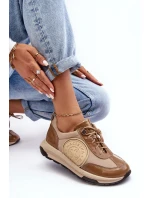 Kůže Sportovní Boty Na Platformě model 21636052 - Maciejka