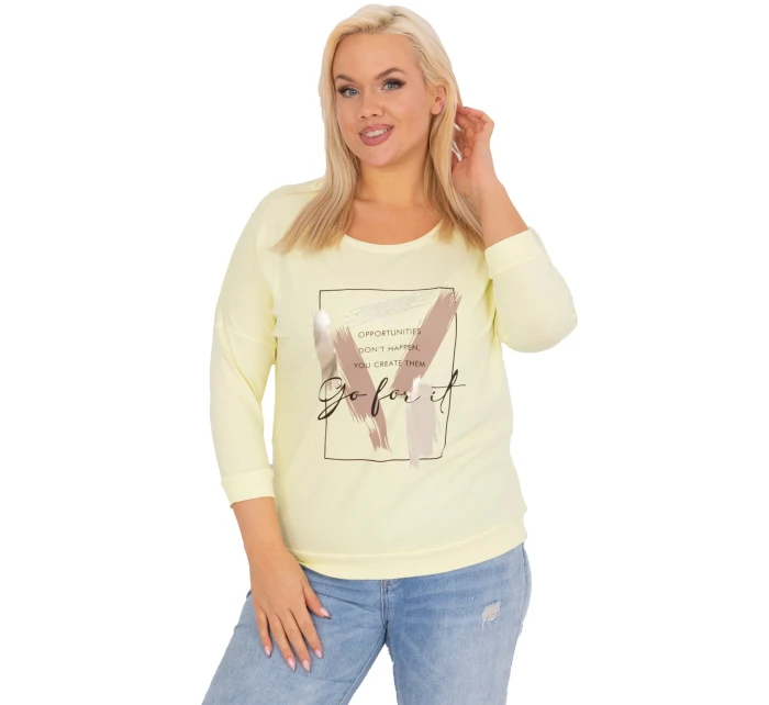 Blúzka RV BZ 8981.31P jasne žltá