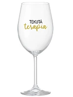 LIQUID THERAPY - priehľadný pohár na víno 350 ml