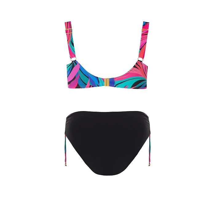 Dvojdielne plavky S937 V1MI9 Marmaris9 ružová a čierna - Vlastné
